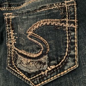 Suki 29/33 Silver slim boot jeans